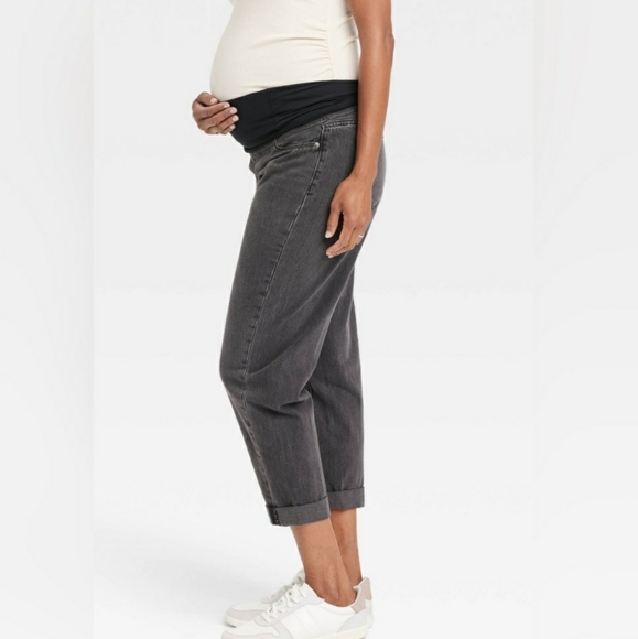 Isabel Maternity by Ingrid & Isabel Denim - NEW WOMEN'S ISABEL MATERNITY BY INGRID AND ISABEL DENIM BOYFRIEND JEANS
